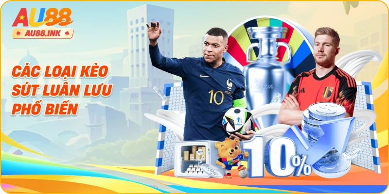 Các loại kèo sút luân lưu phổ biến tại AU88